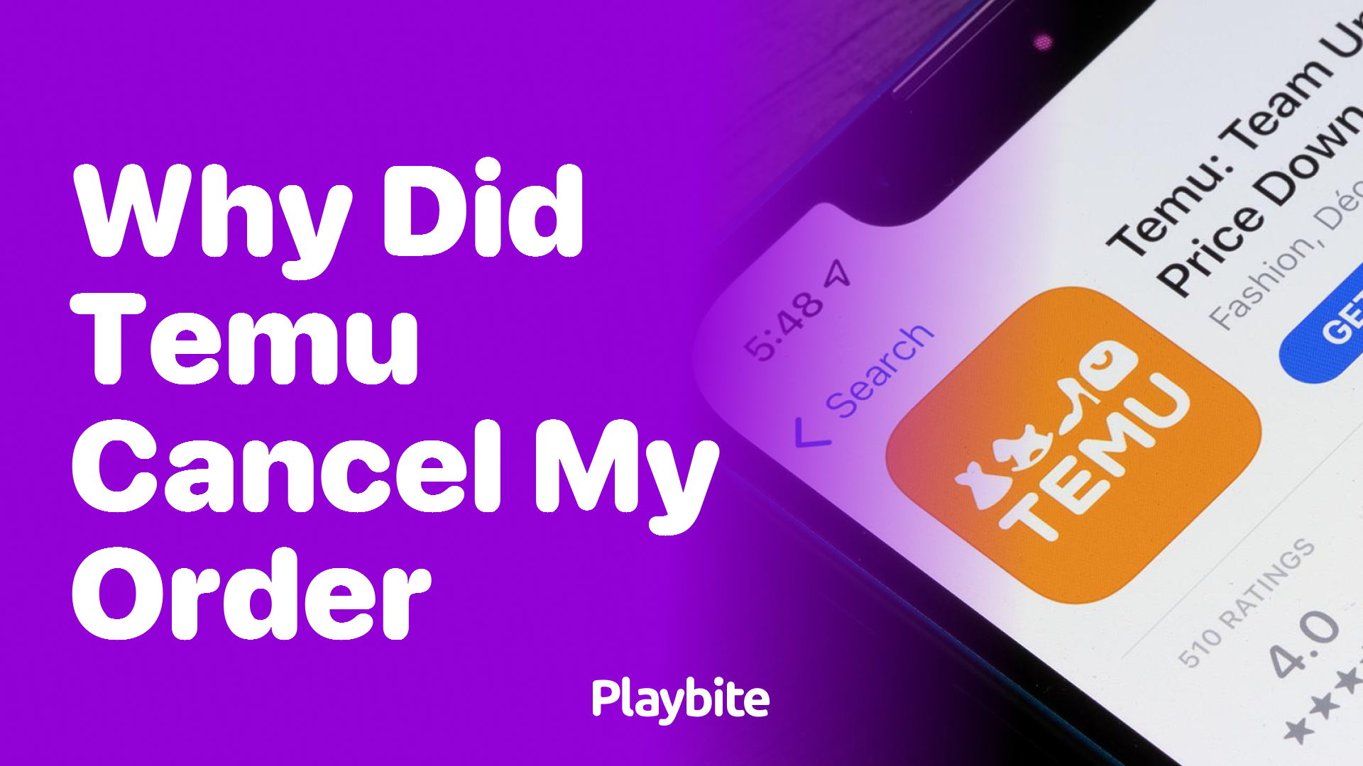 Why Did Temu Cancel My Order and What Can I Do About It?