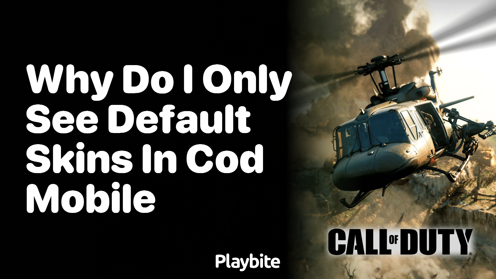 Why Do I Only See Default Skins in COD Mobile?