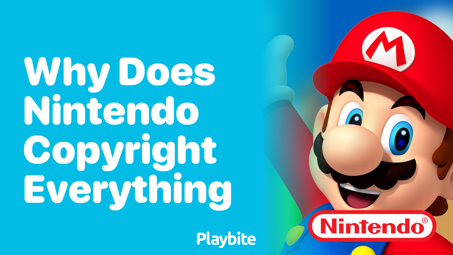 Why Does Nintendo Copyright Everything?
