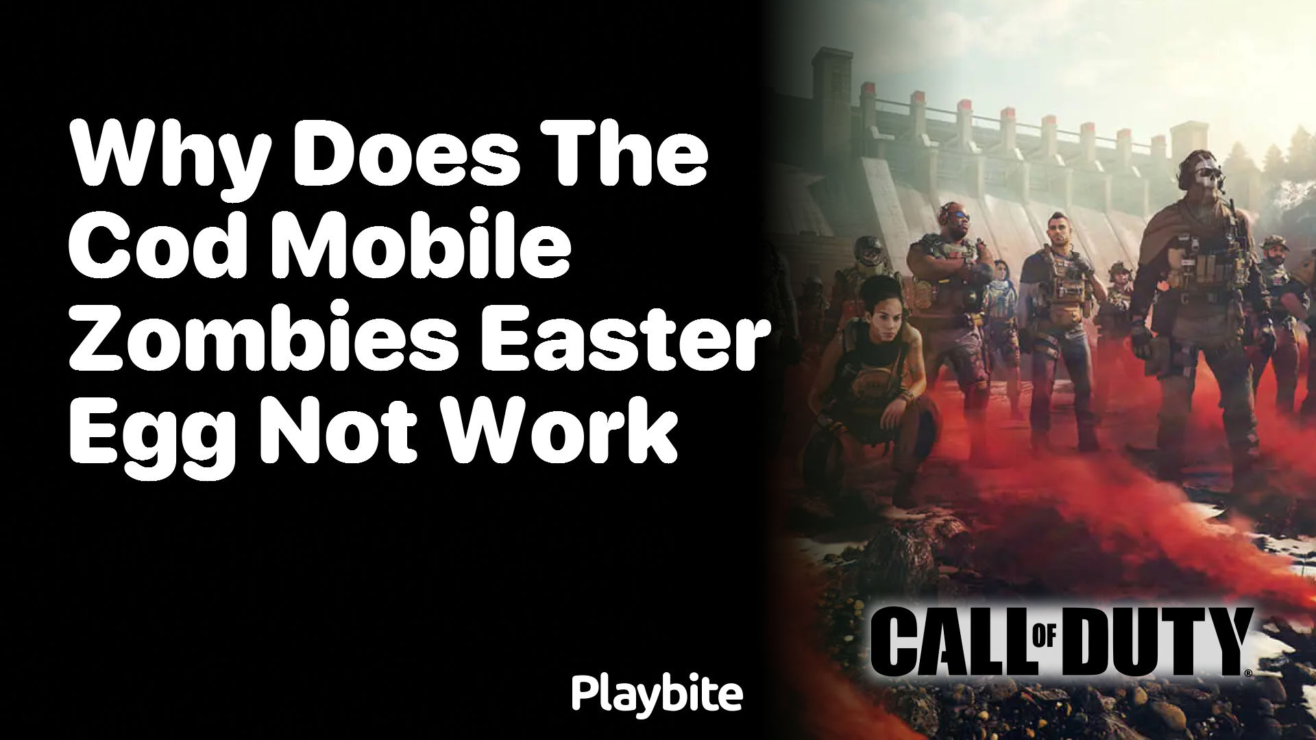 Why Doesn’t the COD Mobile Zombies Easter Egg Work?