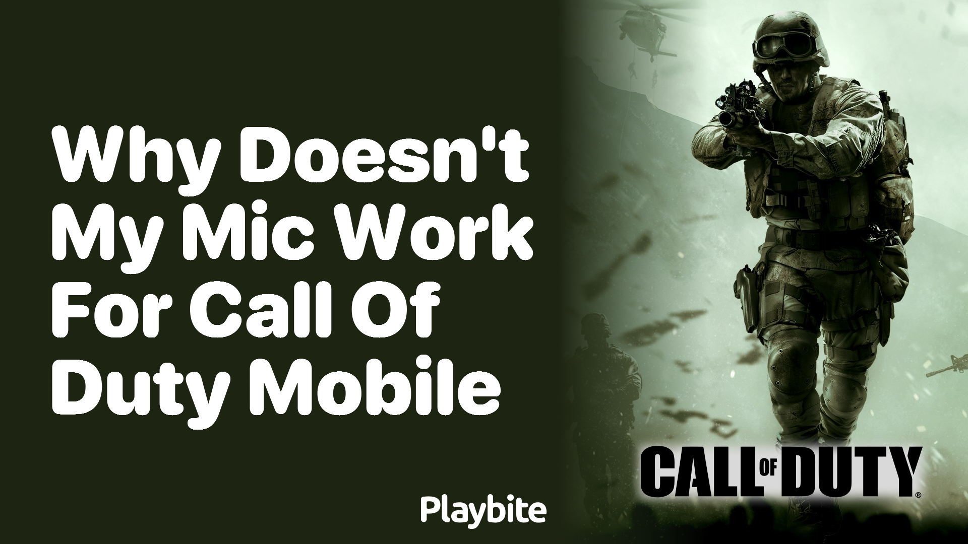 Why Doesn’t My Mic Work for Call of Duty Mobile?