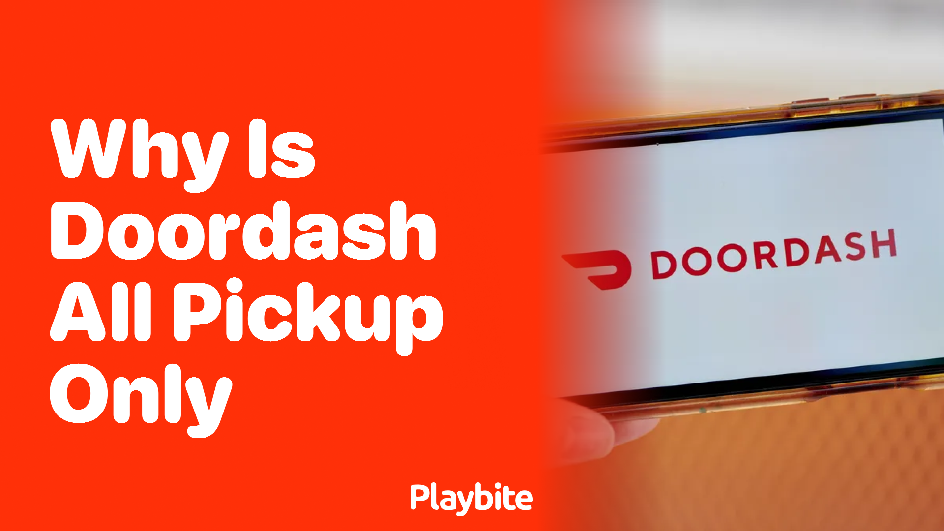 Why is DoorDash Showing Only Pickup Options?