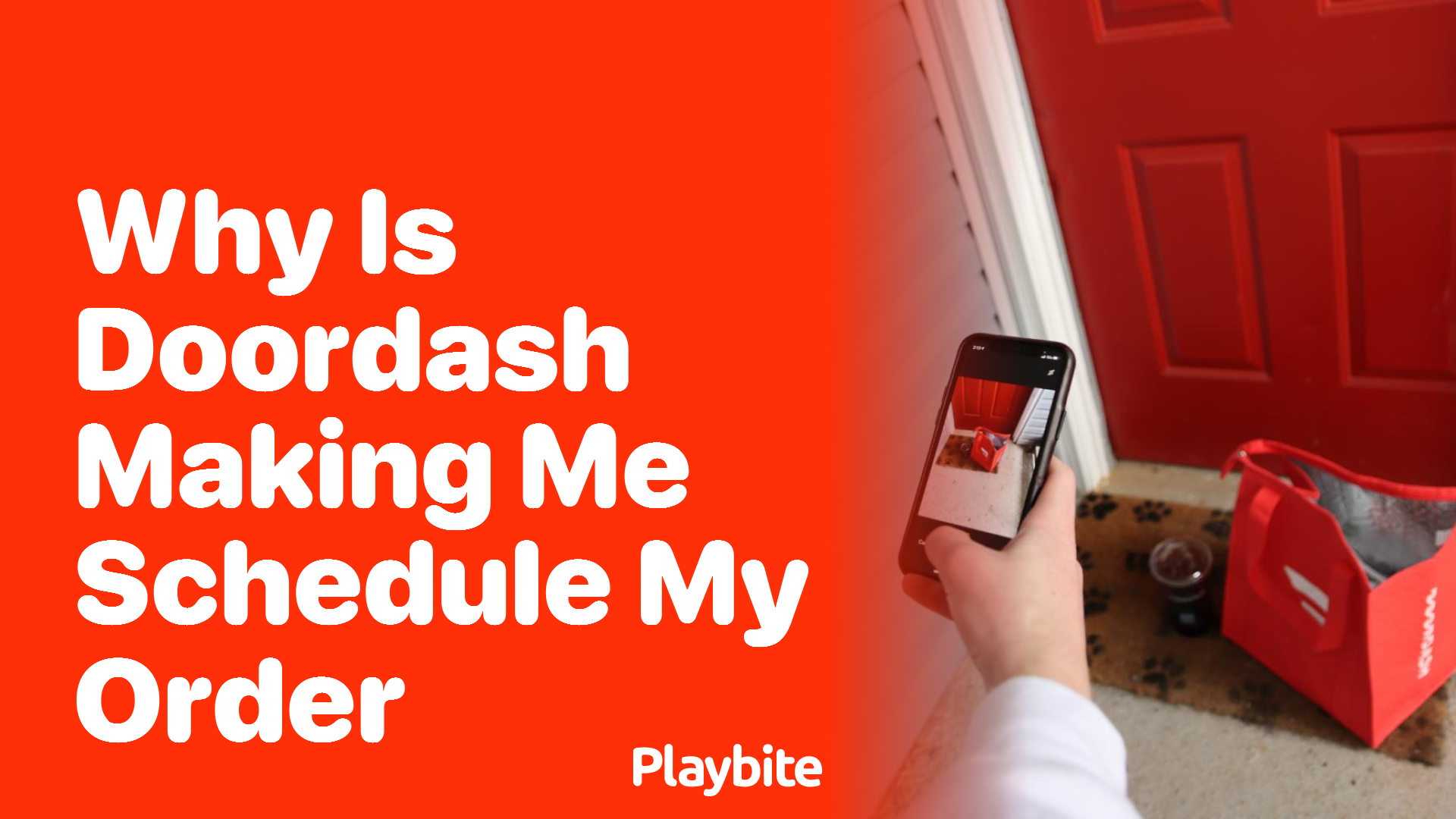 Why is DoorDash Making Me Schedule My Order?