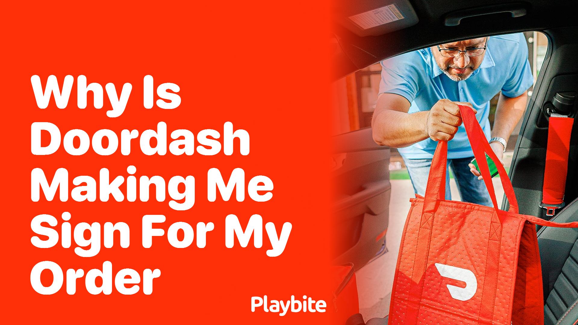 Why is DoorDash Making Me Sign for My Order?