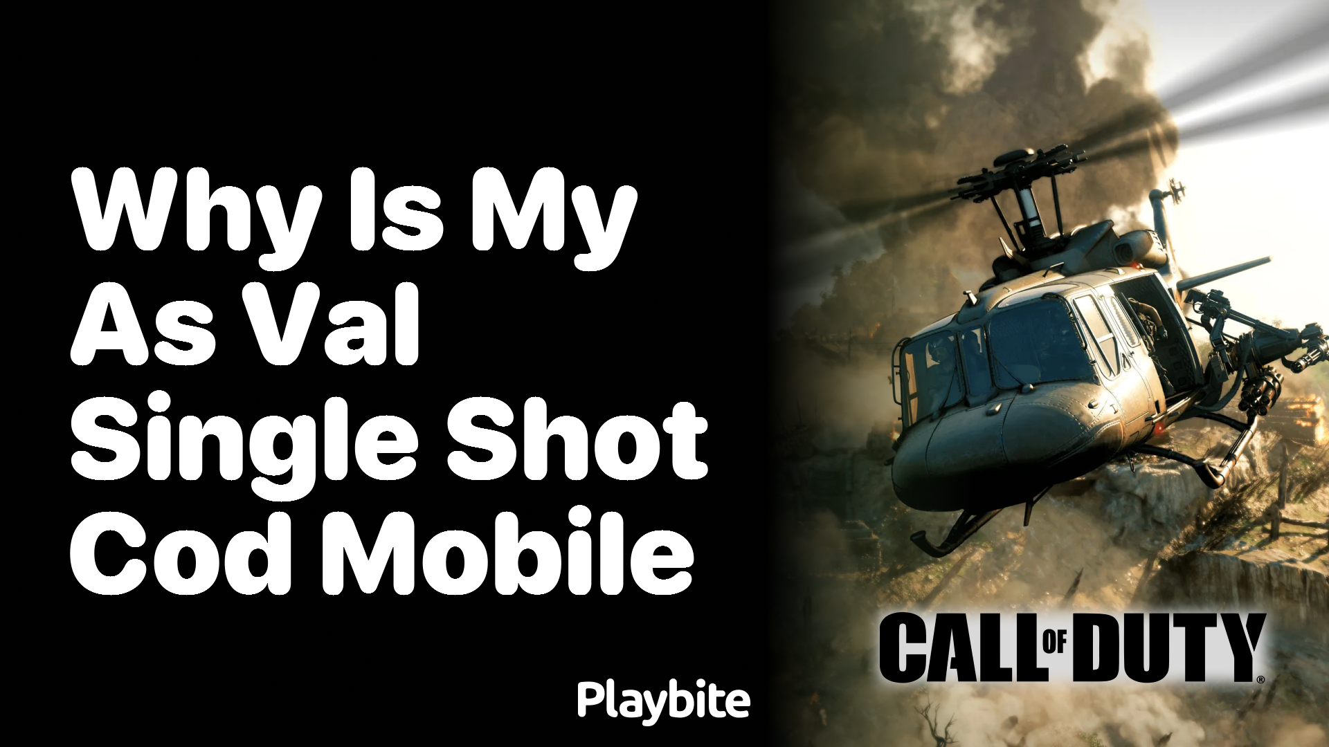 Why is My AS VAL Single Shot in COD Mobile?