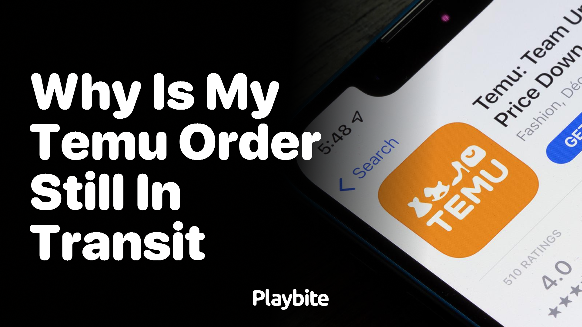 Why Is My TEMU Order Still in Transit?