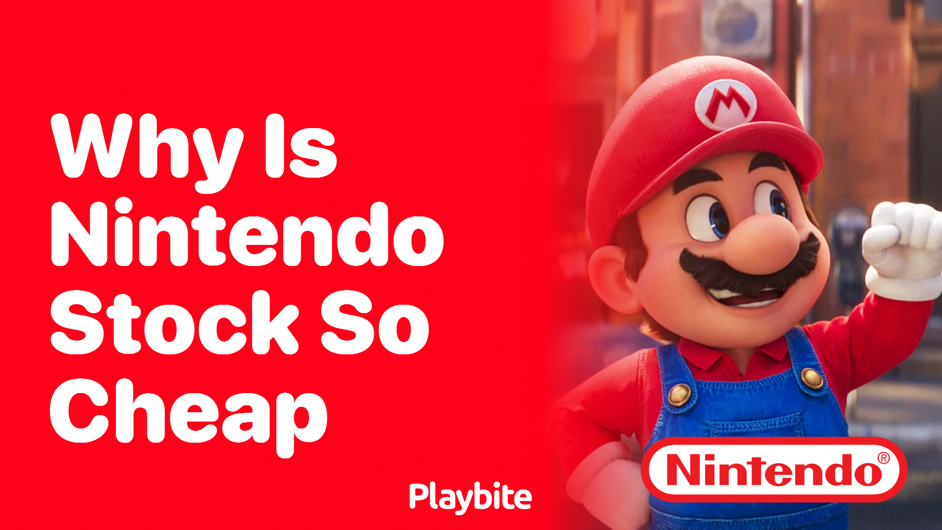 Why Is Nintendo Stock So Affordable?