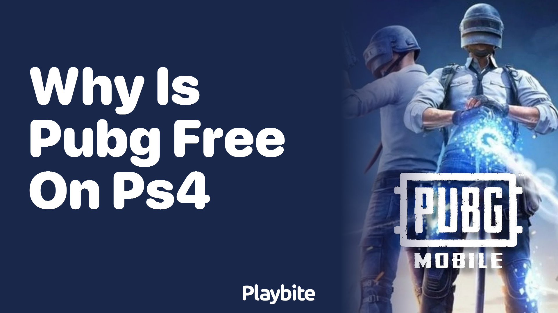 Why Is PUBG Free on PS4?