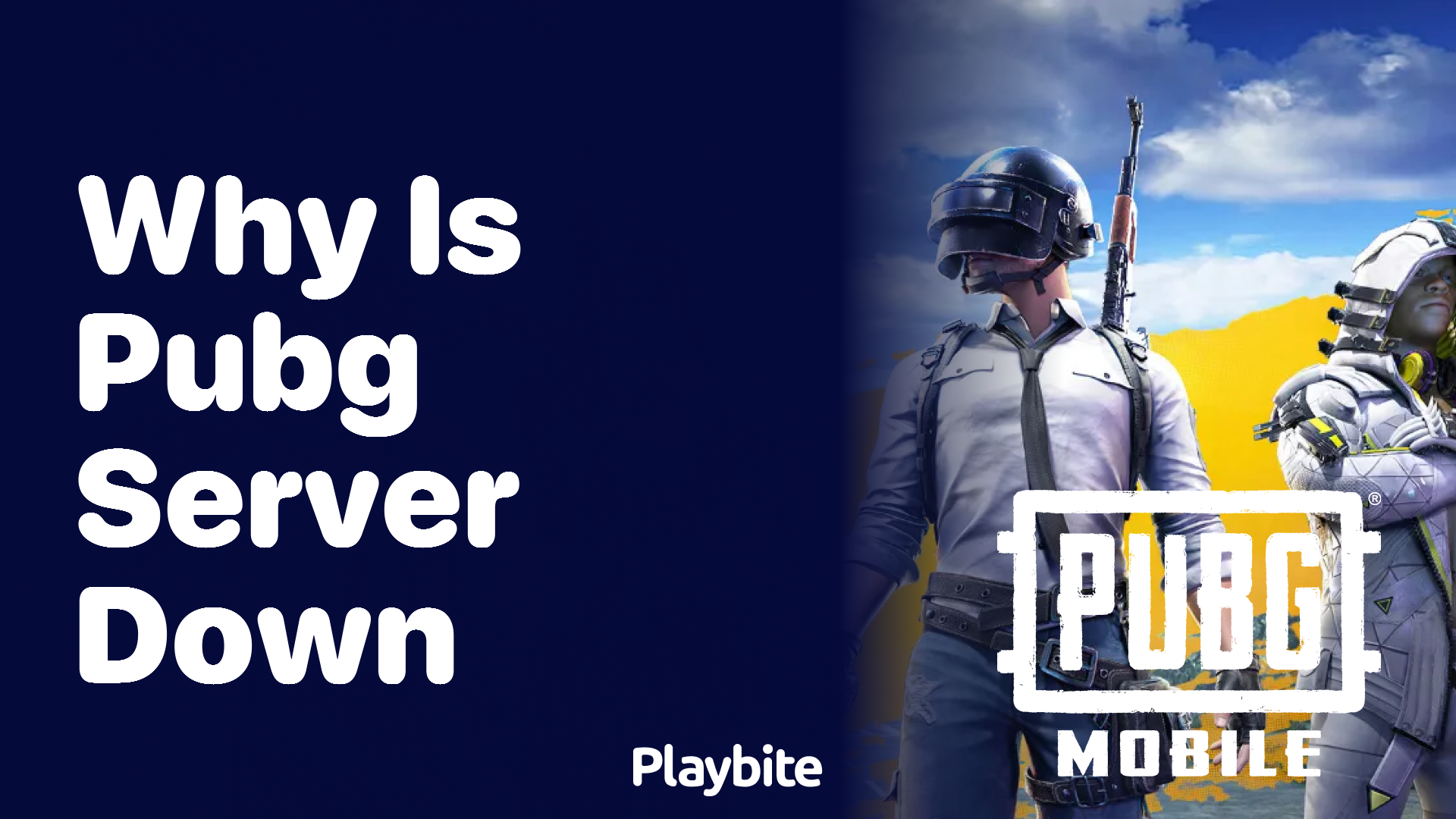 Why Is PUBG Server Down? Unraveling the Mystery - Playbite