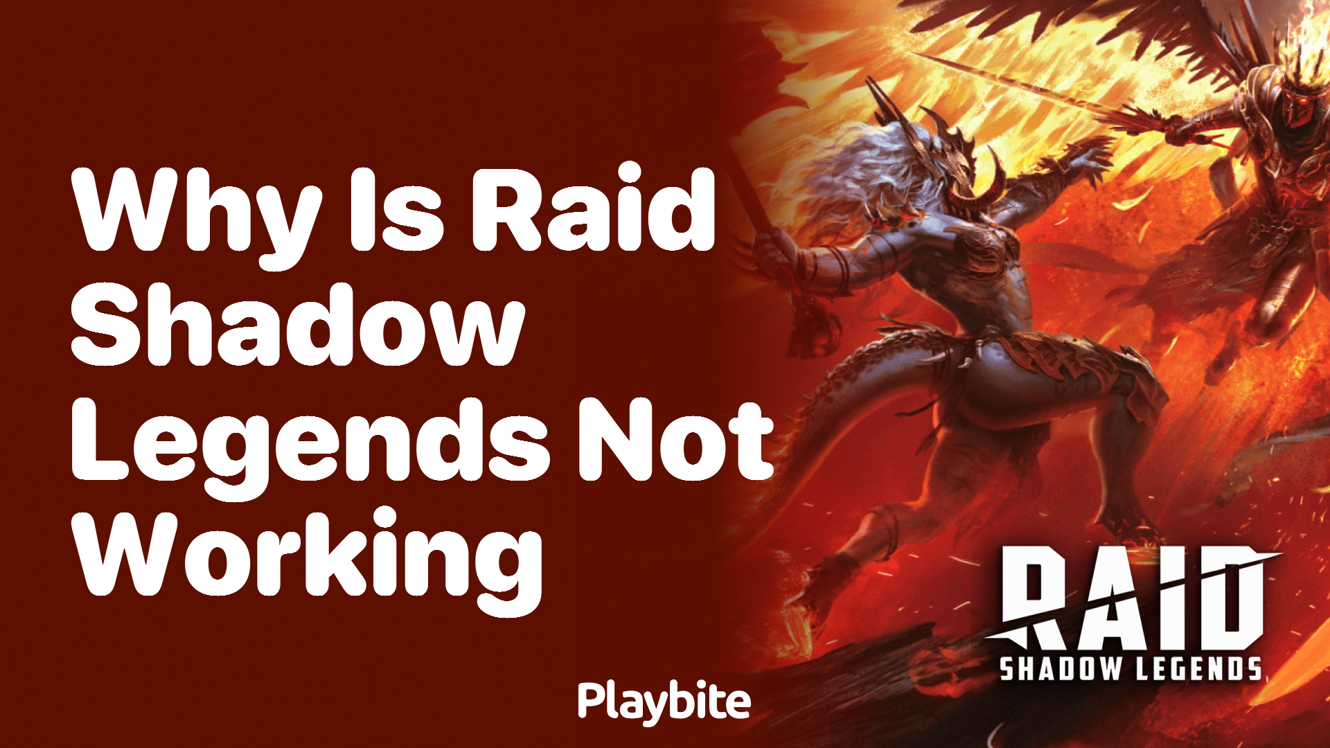 Why is Raid Shadow Legends not working? Let’s find out!