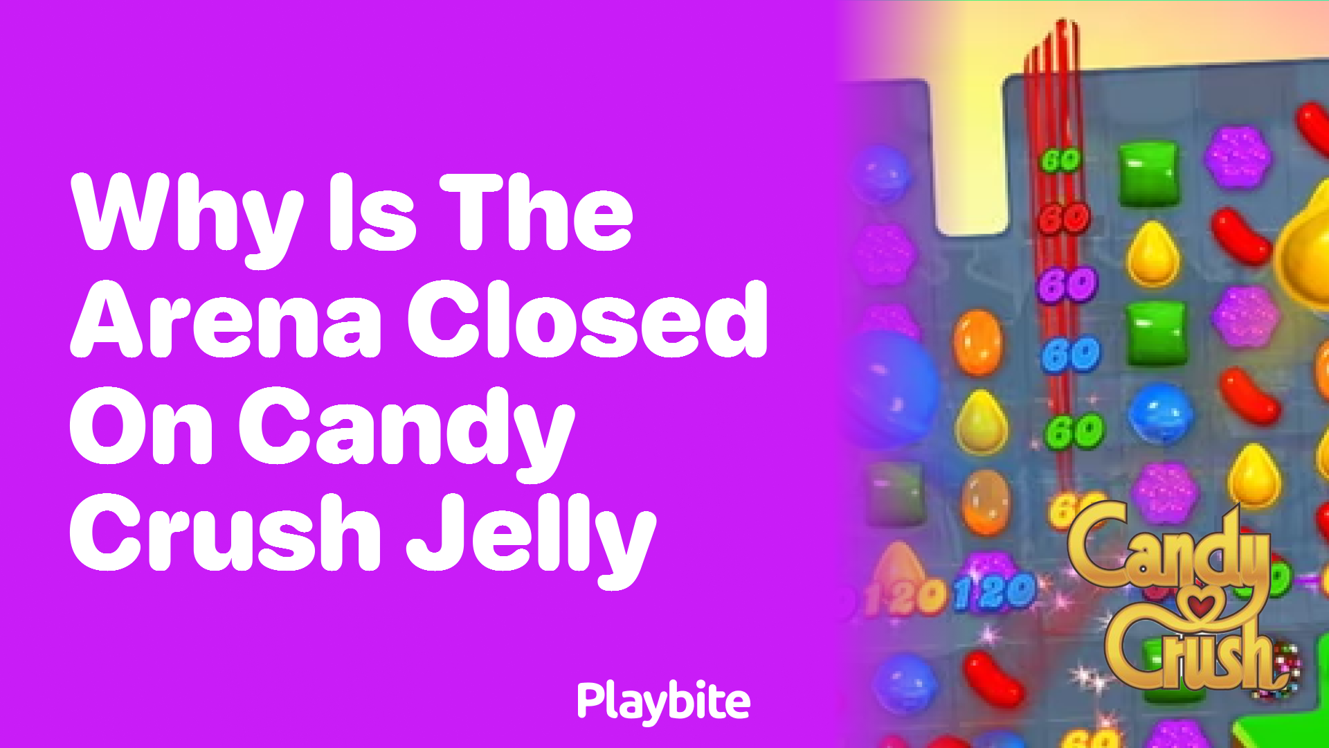 Why is the Arena Closed in Candy Crush Jelly?