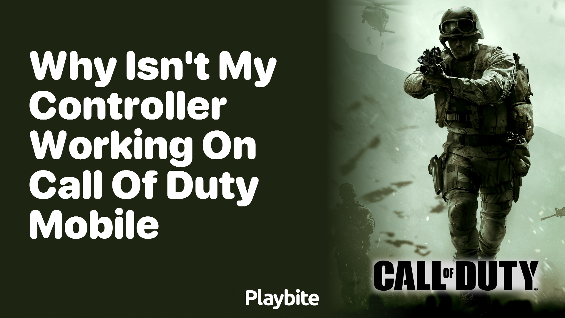 Why Isn't My Controller Working on Call of Duty Mobile? Playbite