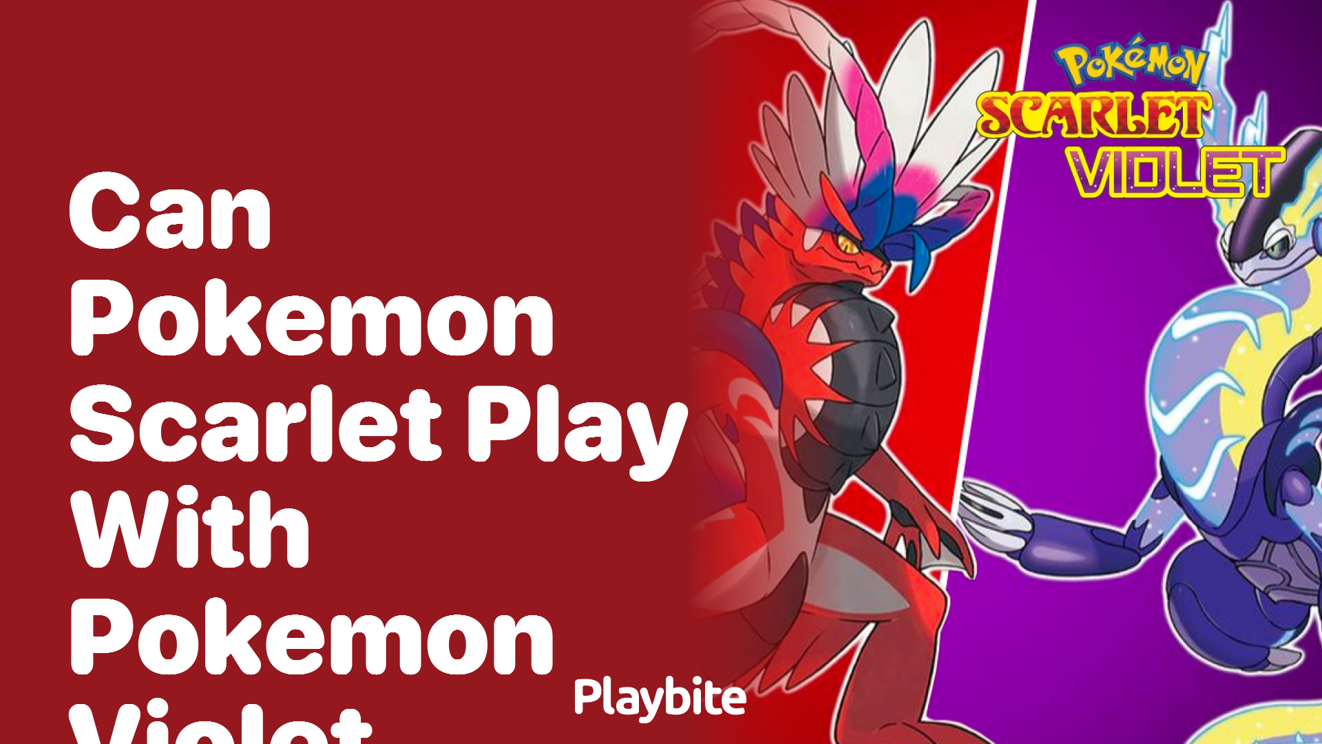 Can Pokemon Scarlet Play With Pokemon Violet Playbite