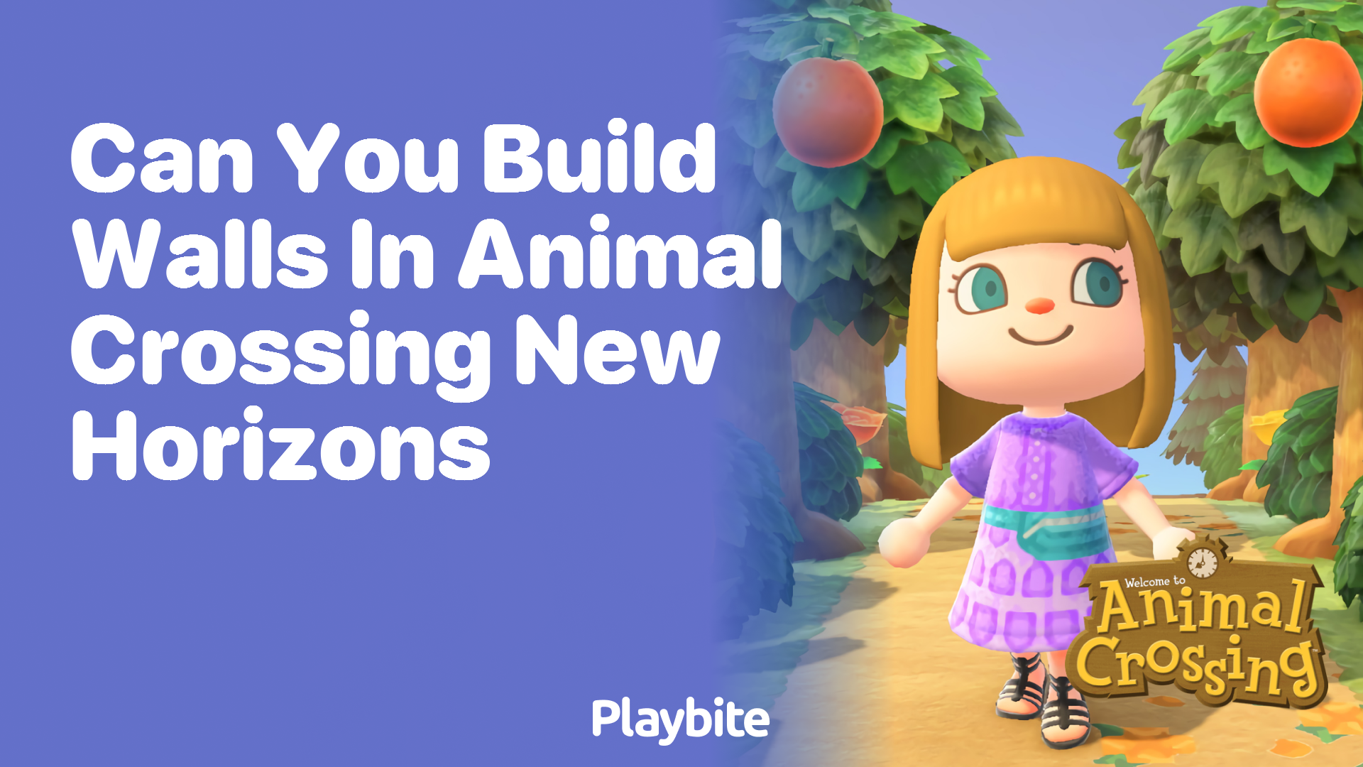 Can you build walls in Animal Crossing: New Horizons?