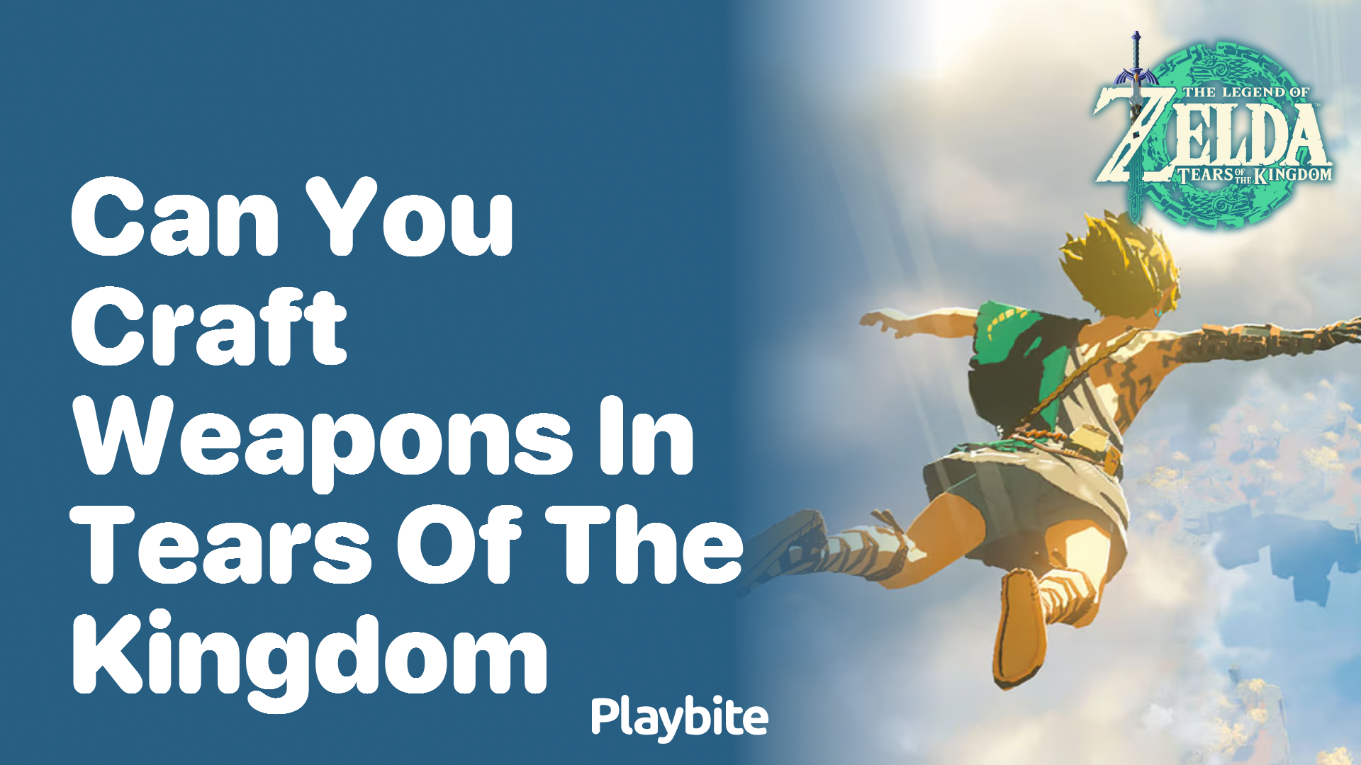 Can You Craft Weapons in Tears of the Kingdom?