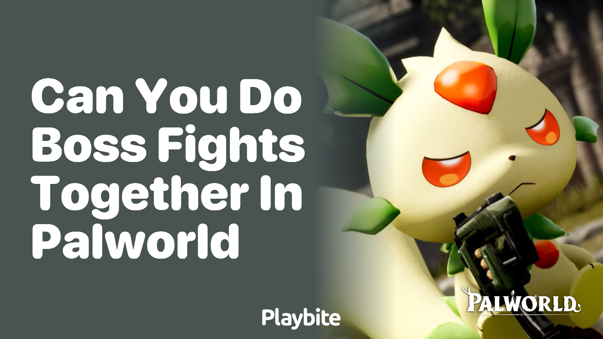 Can you do boss fights together in Palworld?
