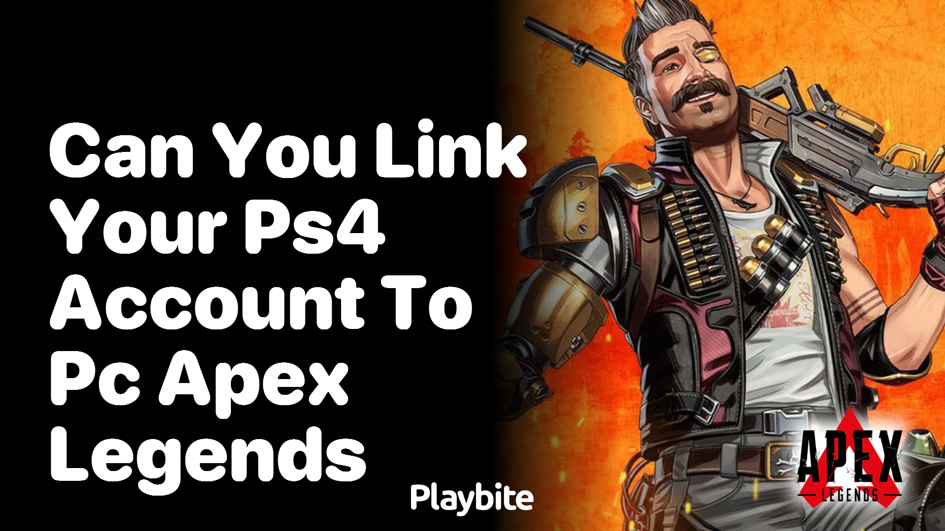 Can you link your PS4 account to PC Apex Legends?
