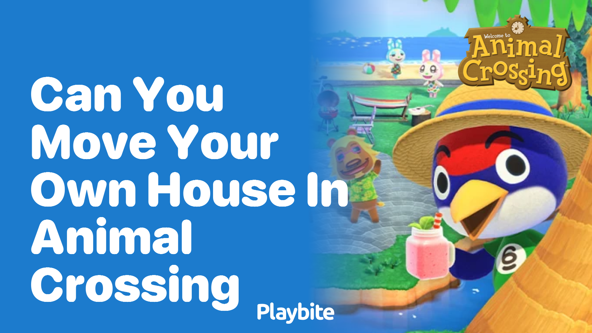 Can you move your own house in Animal Crossing?