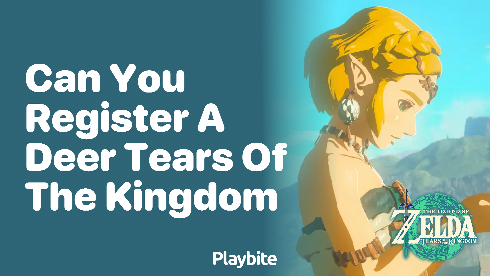 Can You Register a Deer in Tears of the Kingdom?