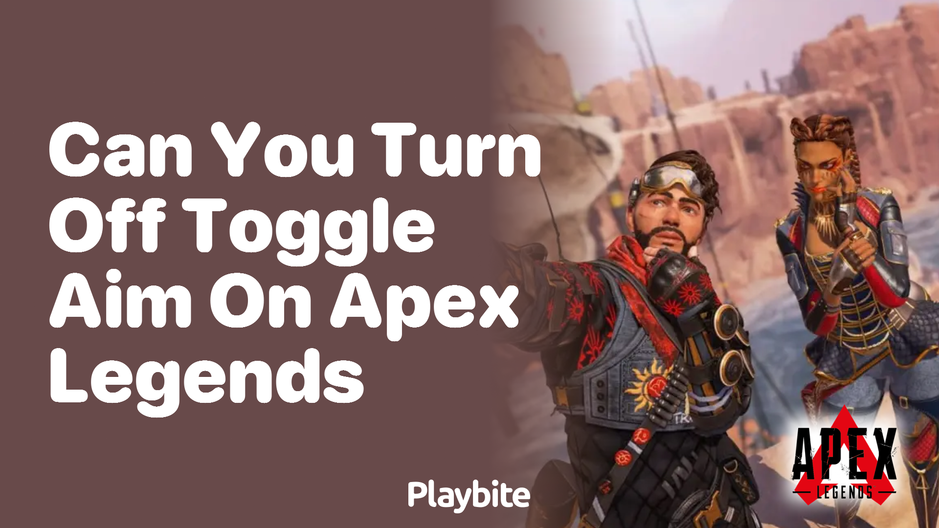 Can you turn off toggle aim in Apex Legends?
