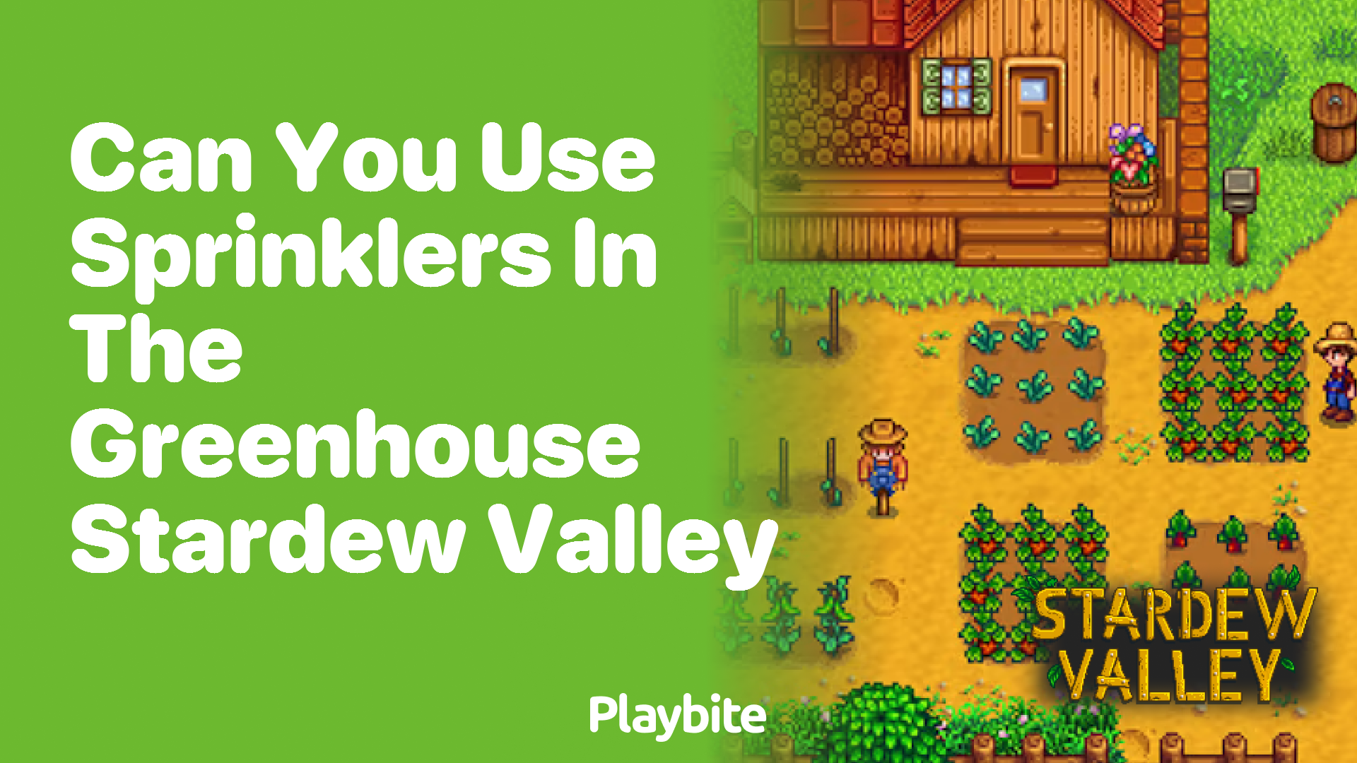 Can You Use Sprinklers in the Greenhouse in Stardew Valley?