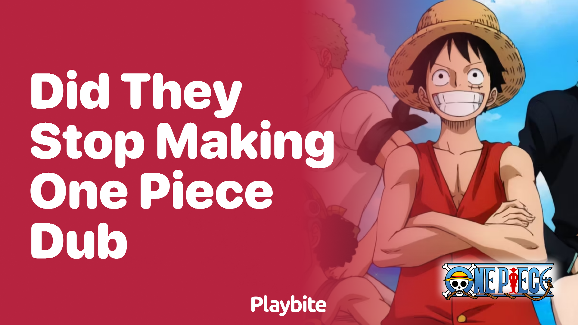 Did They Stop Making the One Piece Dub? Playbite