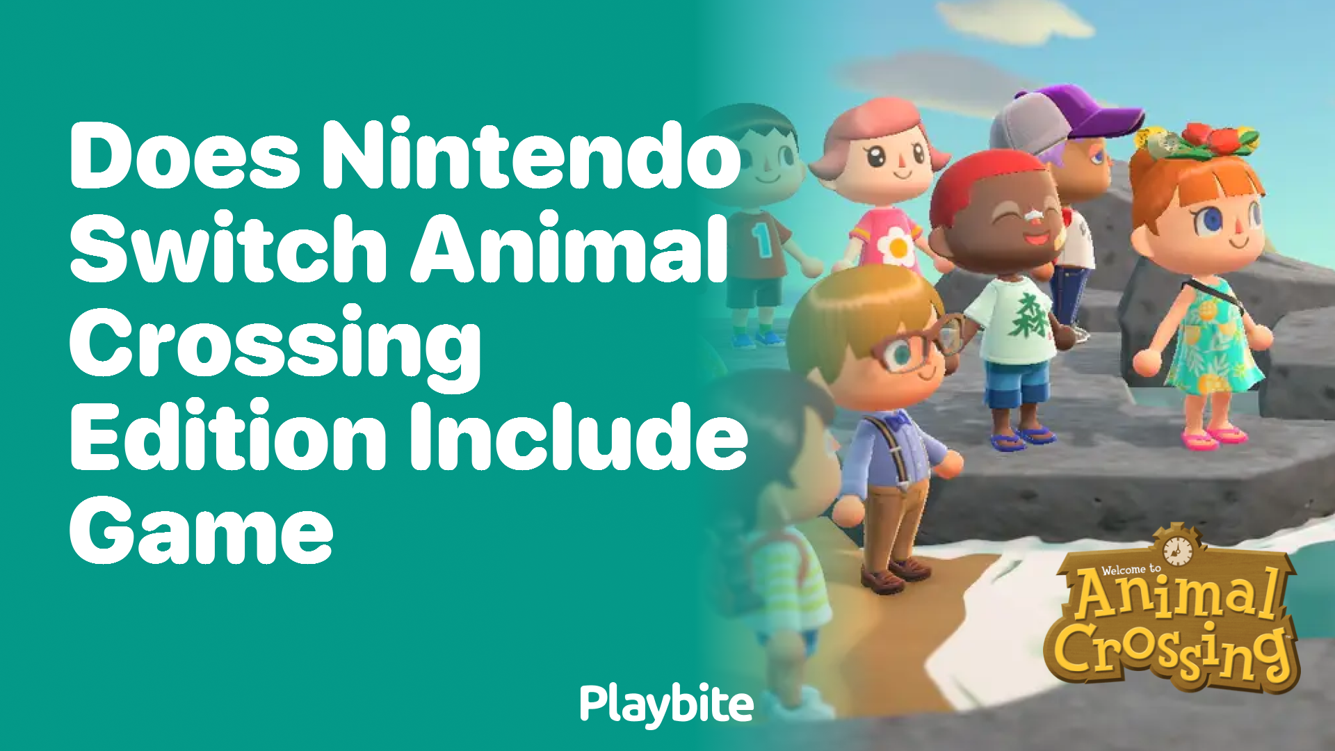 Does the Nintendo Switch Animal Crossing Edition Include the Game?
