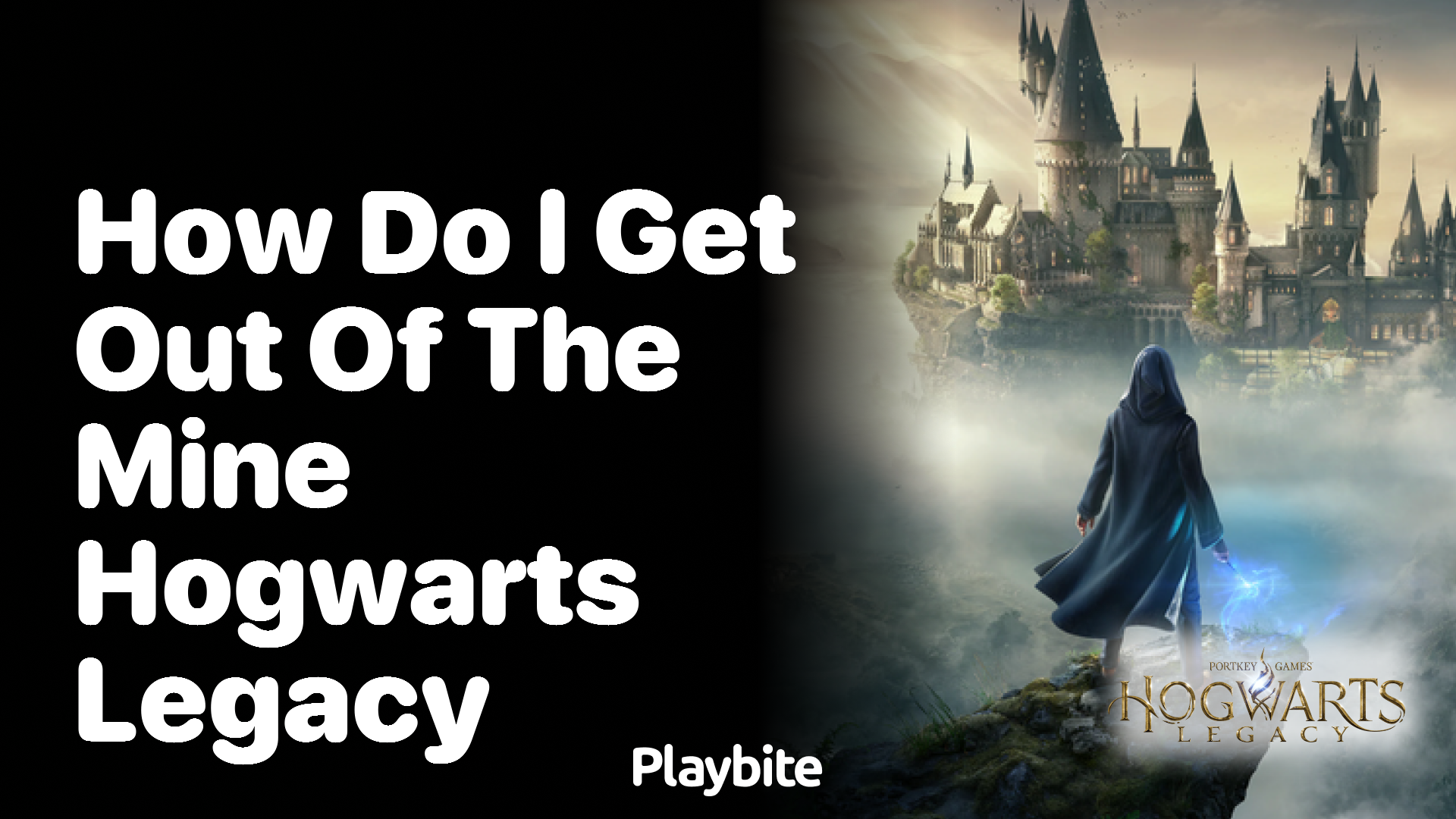 How do I get out of the mine in Hogwarts Legacy?