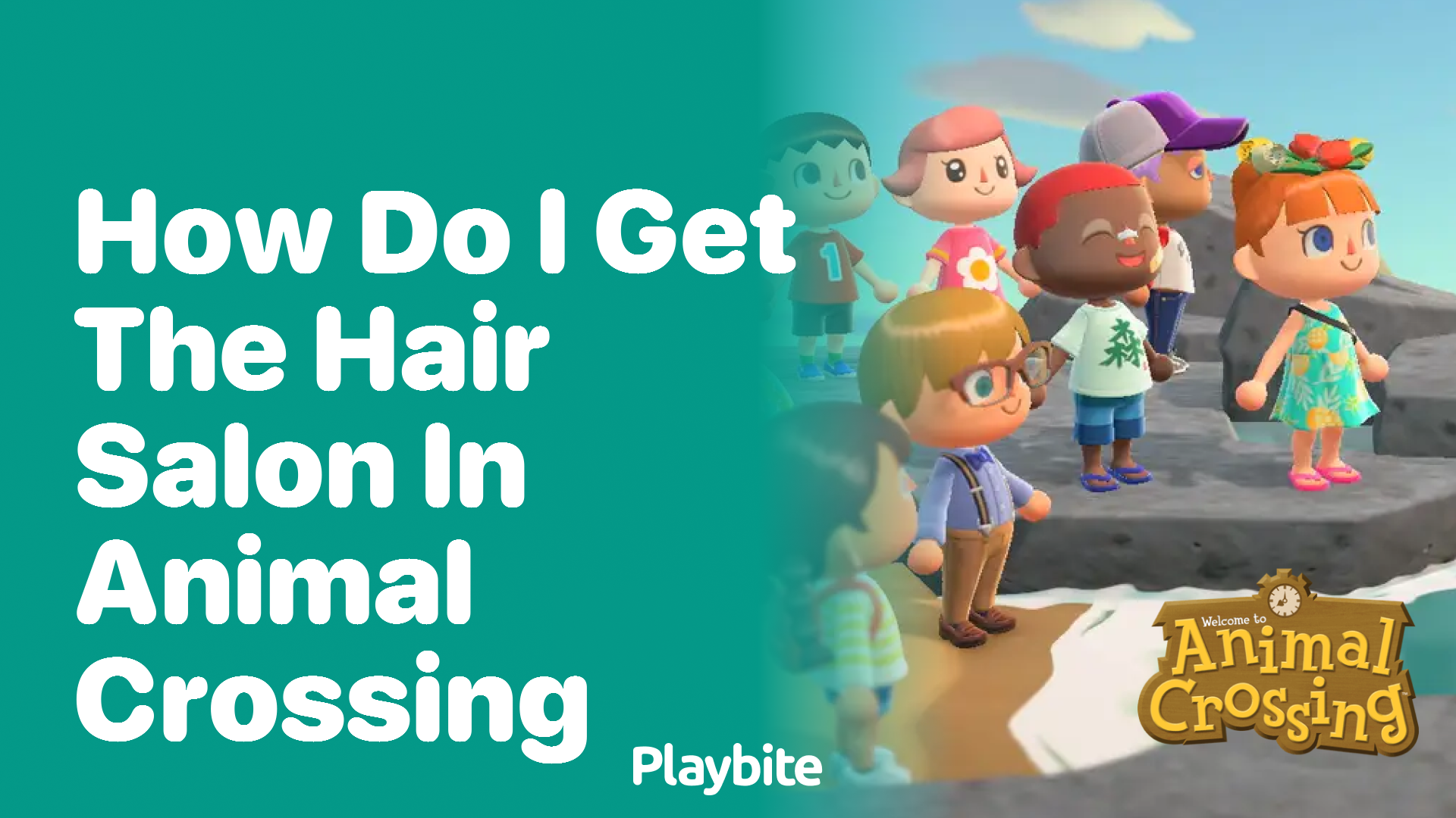 How do I get the hair salon in Animal Crossing?
