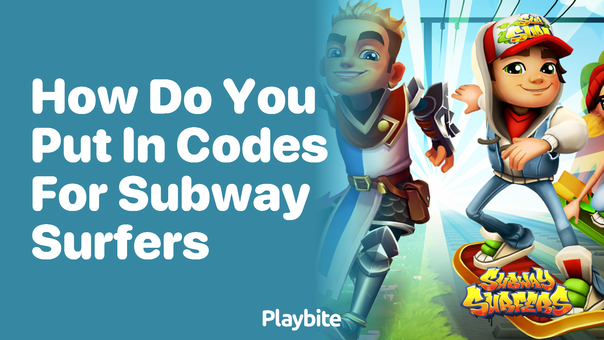 How do you put in codes for Subway Surfers? - Playbite