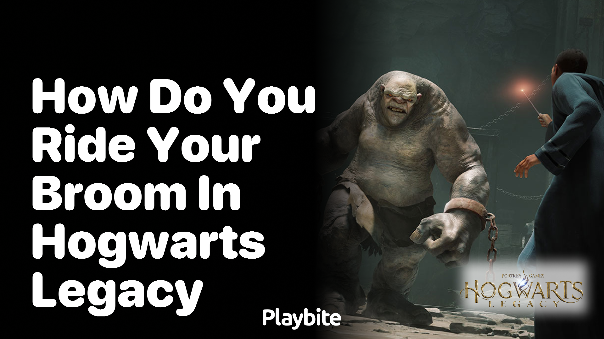 How do you ride your broom in Hogwarts Legacy?