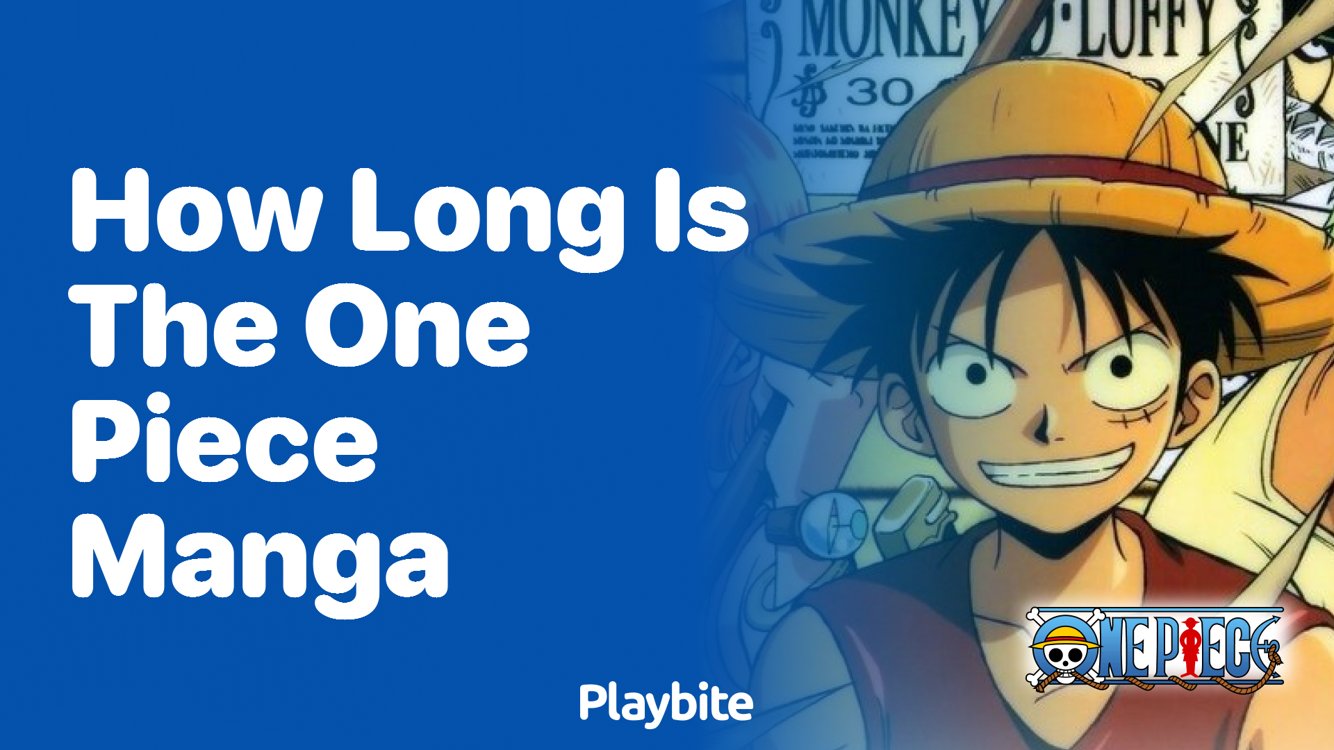 How Long Is the One Piece Manga?
