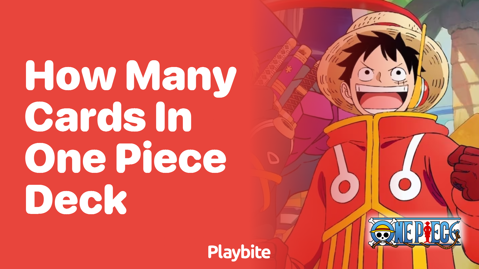 How Many Cards Are in a One Piece Deck?