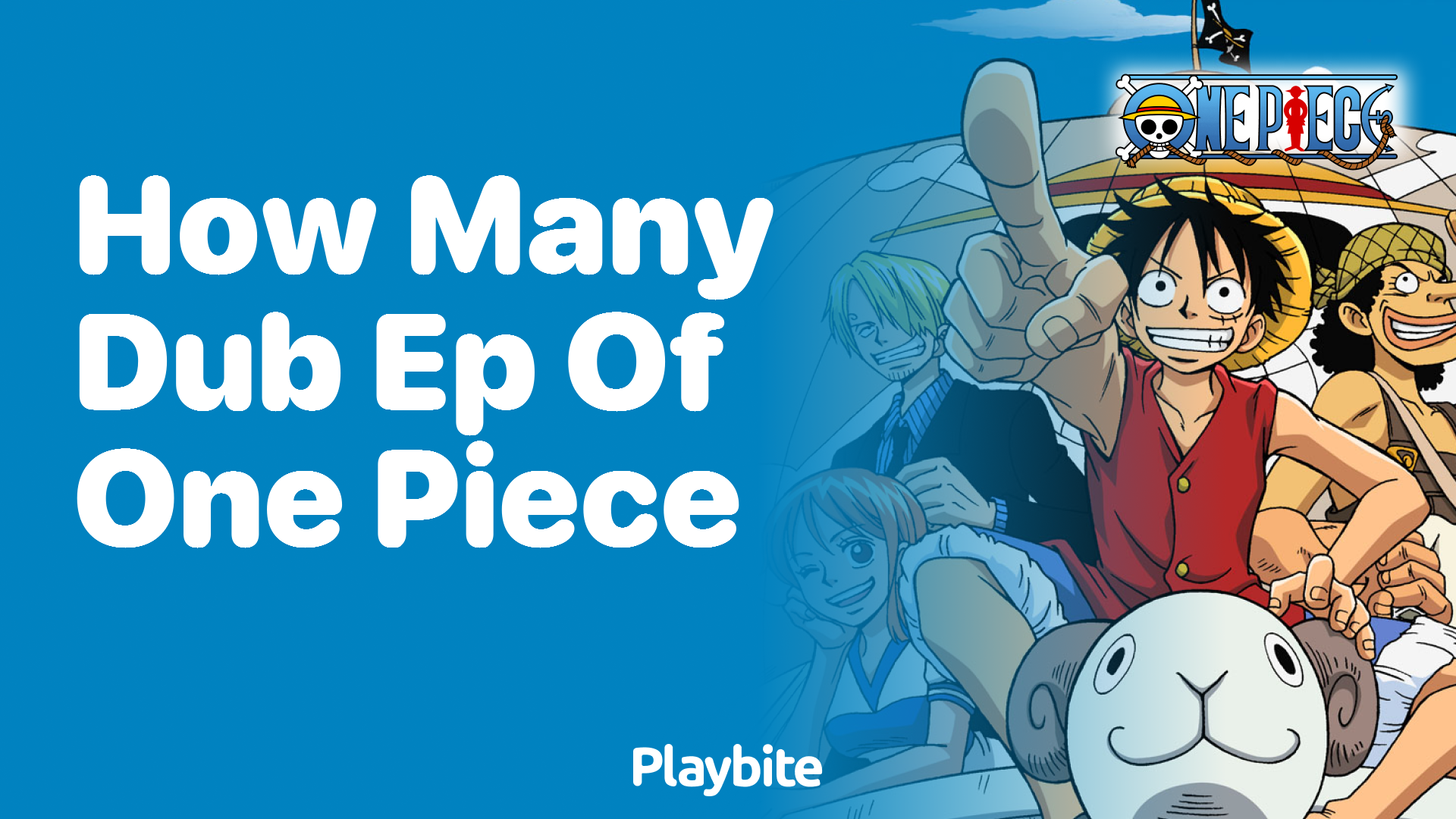 How Many Dubbed Episodes of One Piece Are There?