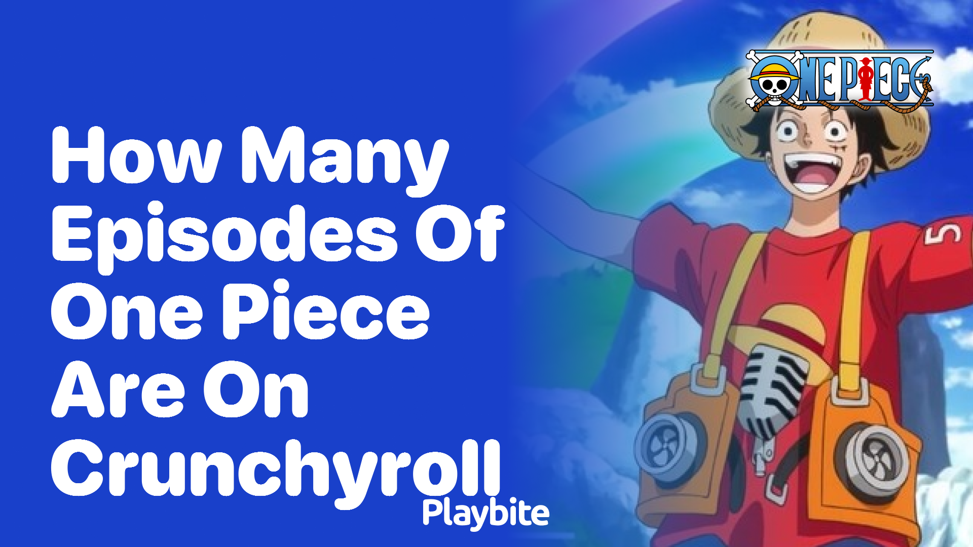 How Many Episodes of One Piece Are on Crunchyroll?