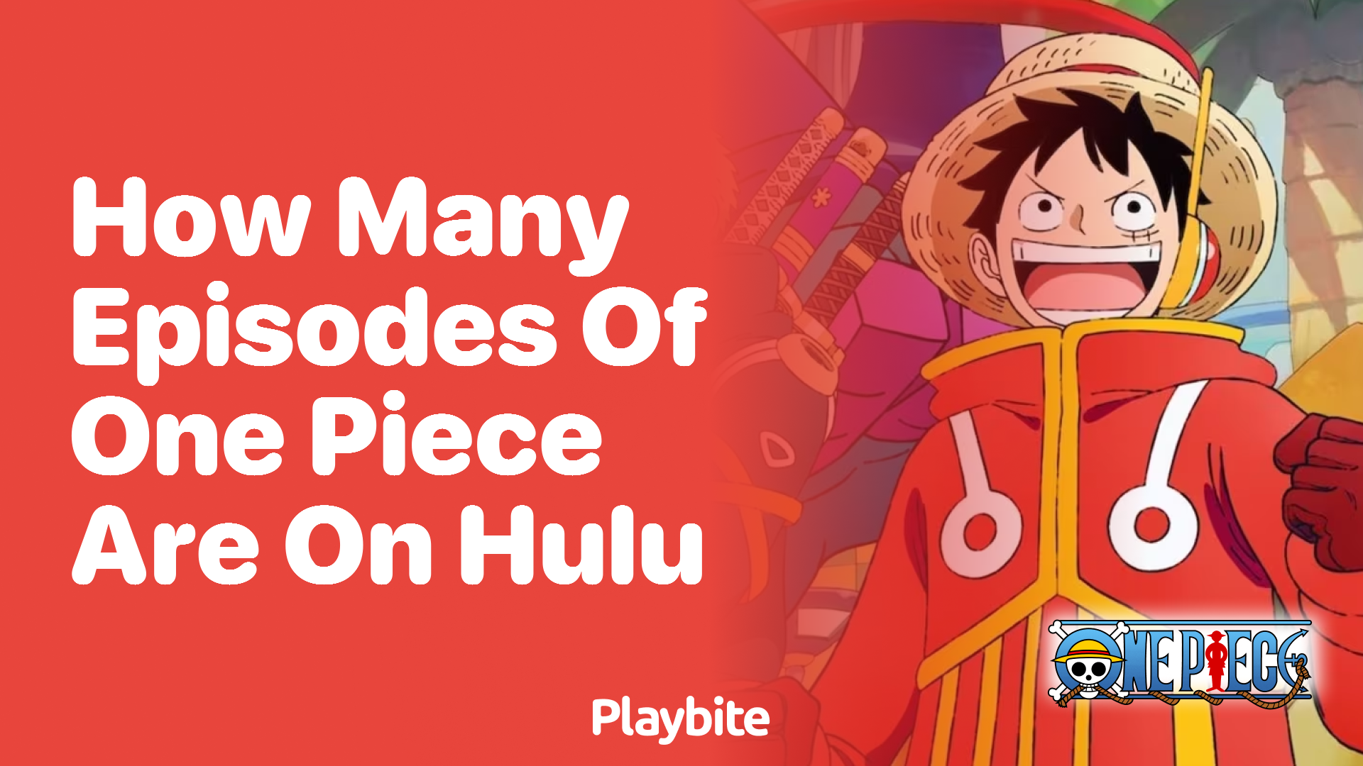 How Many Episodes of One Piece Are on Hulu?