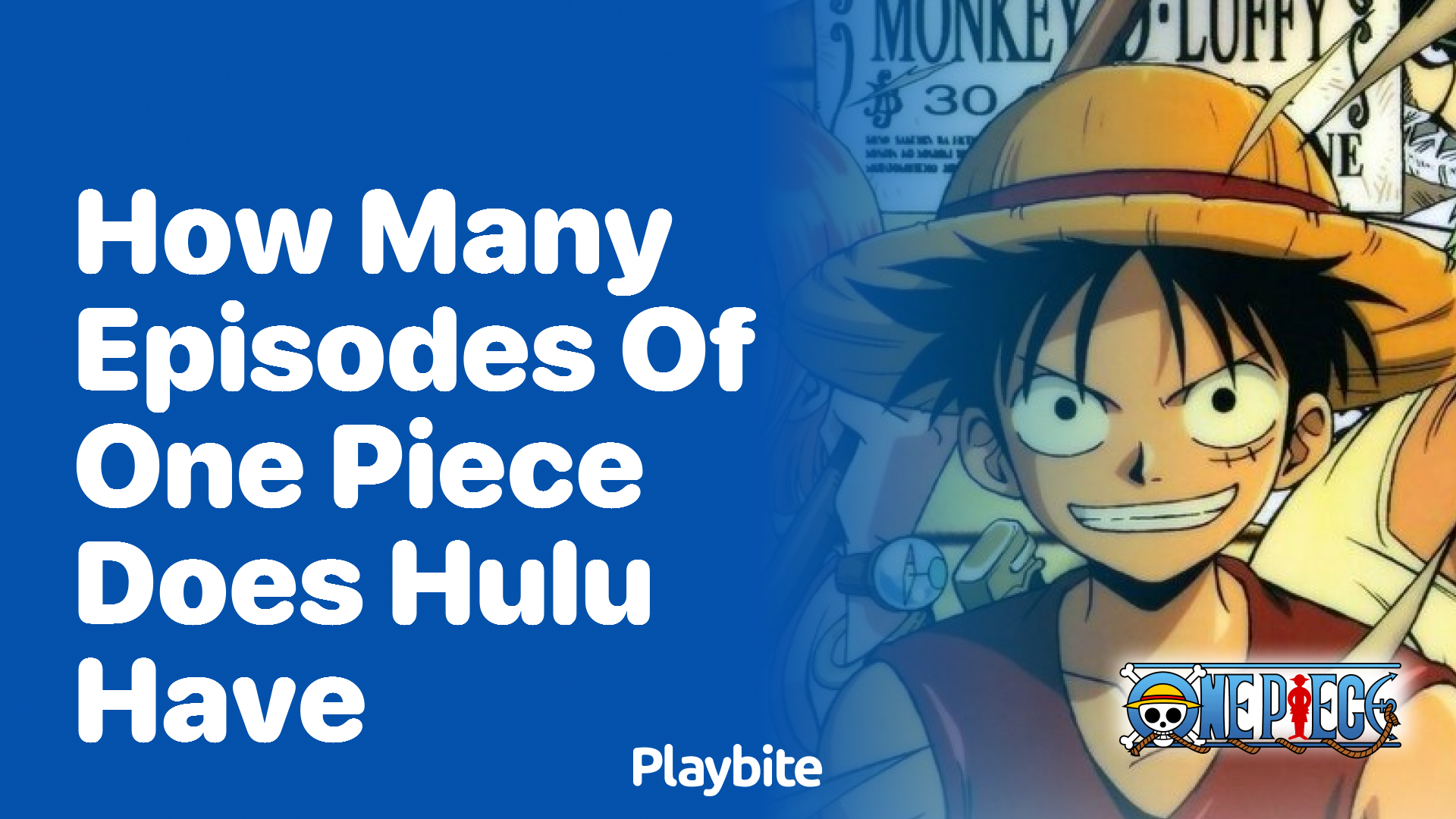 How Many Episodes of One Piece Does Hulu Have?