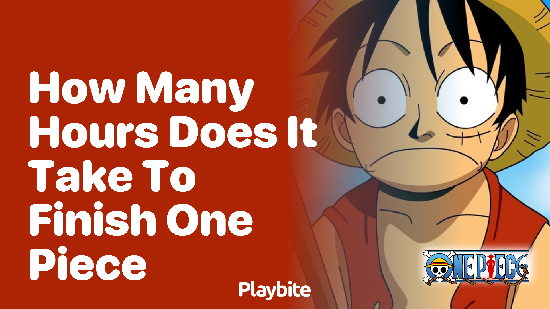 How Many Hours Does it Take to Finish One Piece?