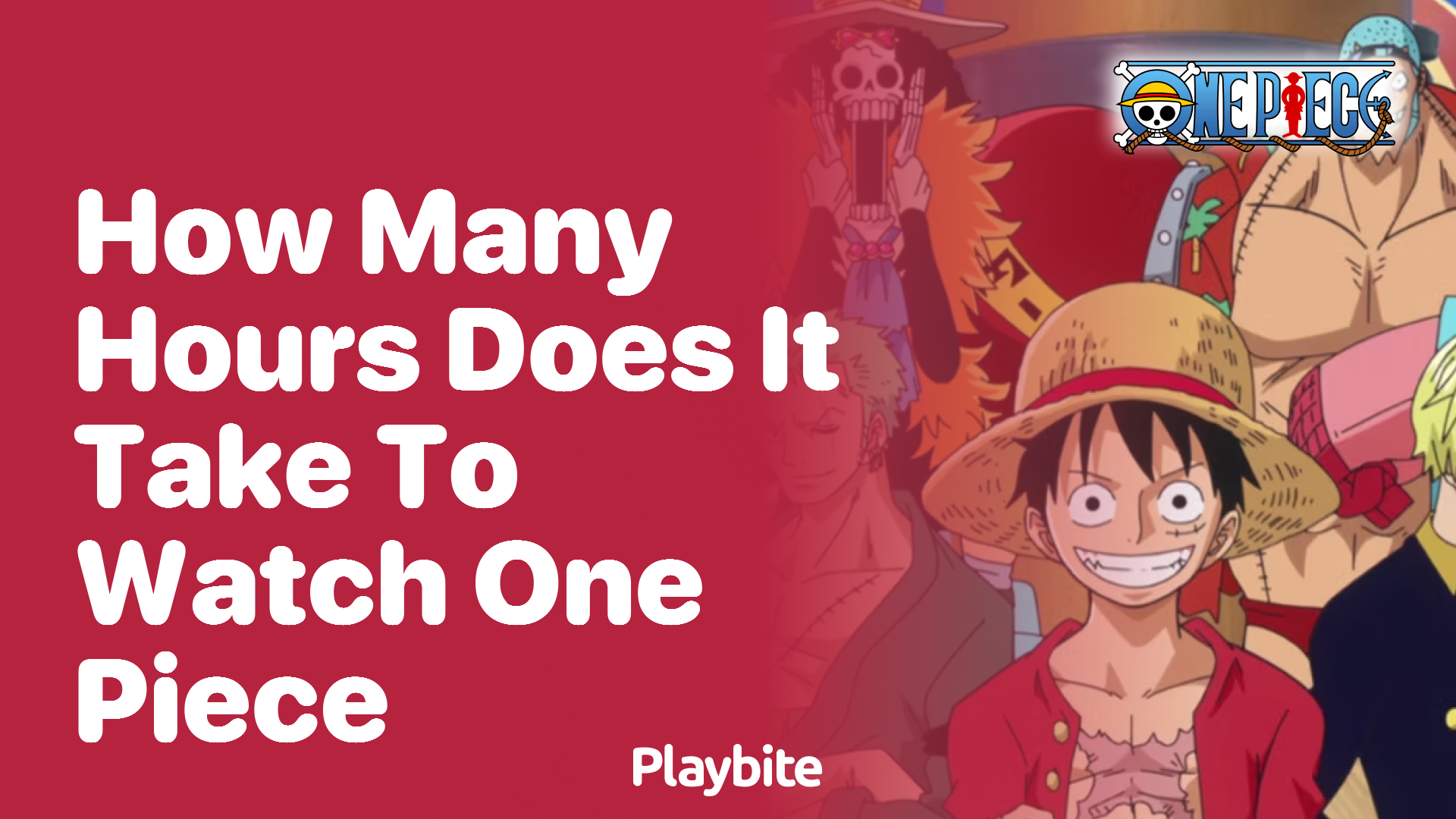 How Many Hours Does It Take to Watch One Piece?