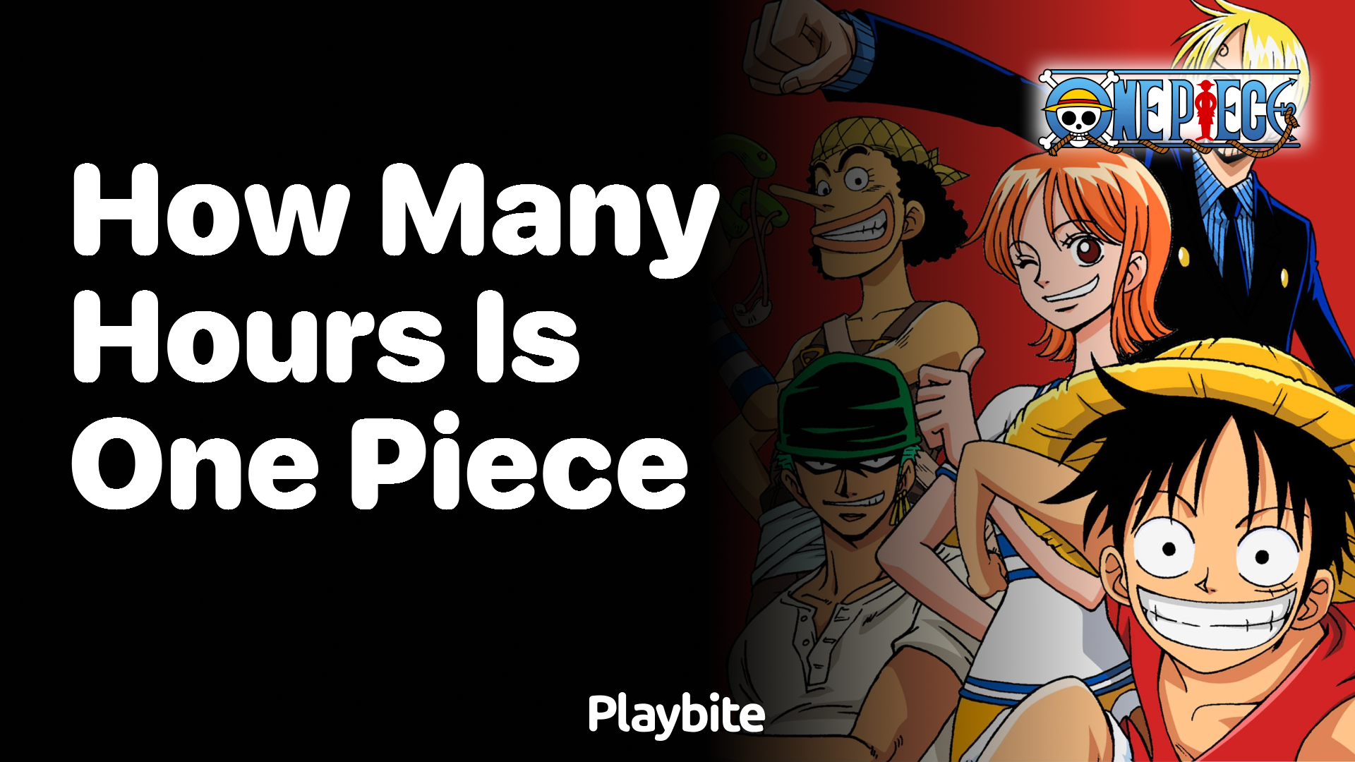 How Many Hours Is Watching All of One Piece?