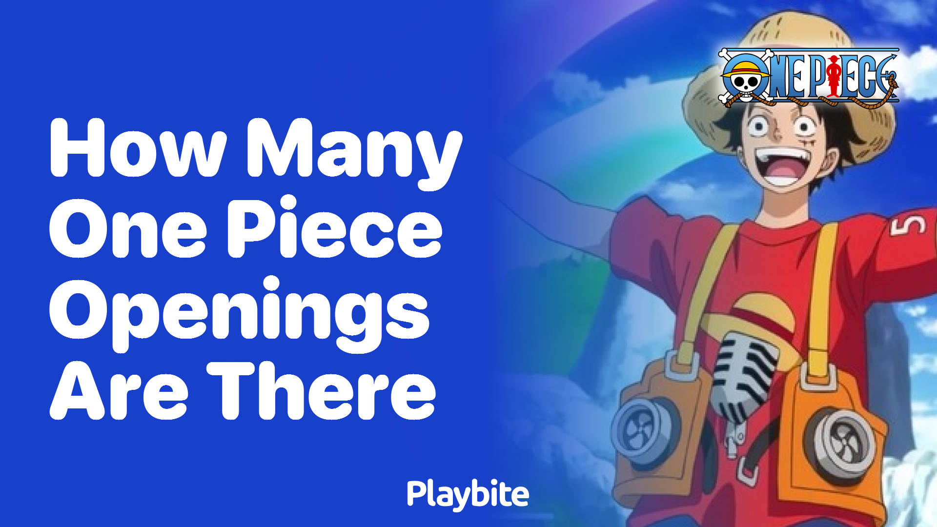 How Many One Piece Openings Are There?