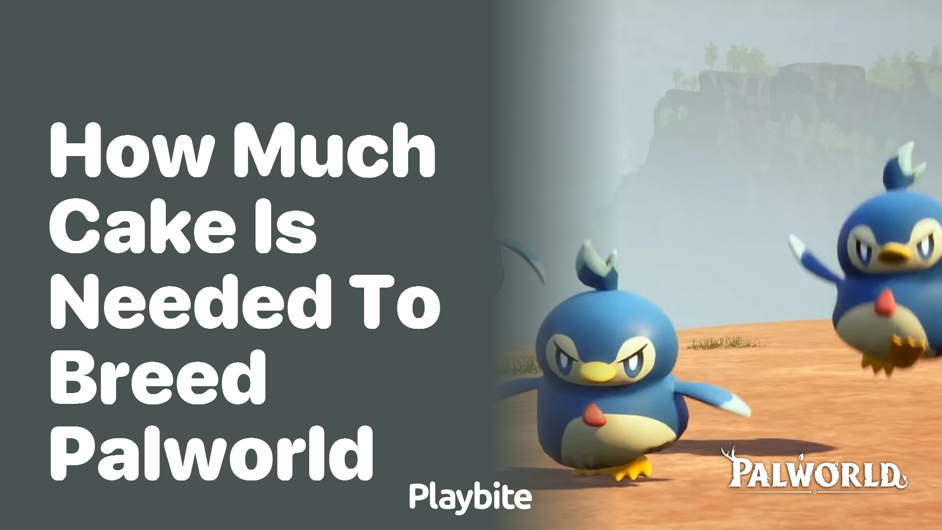 How much cake is needed to breed in Palworld?