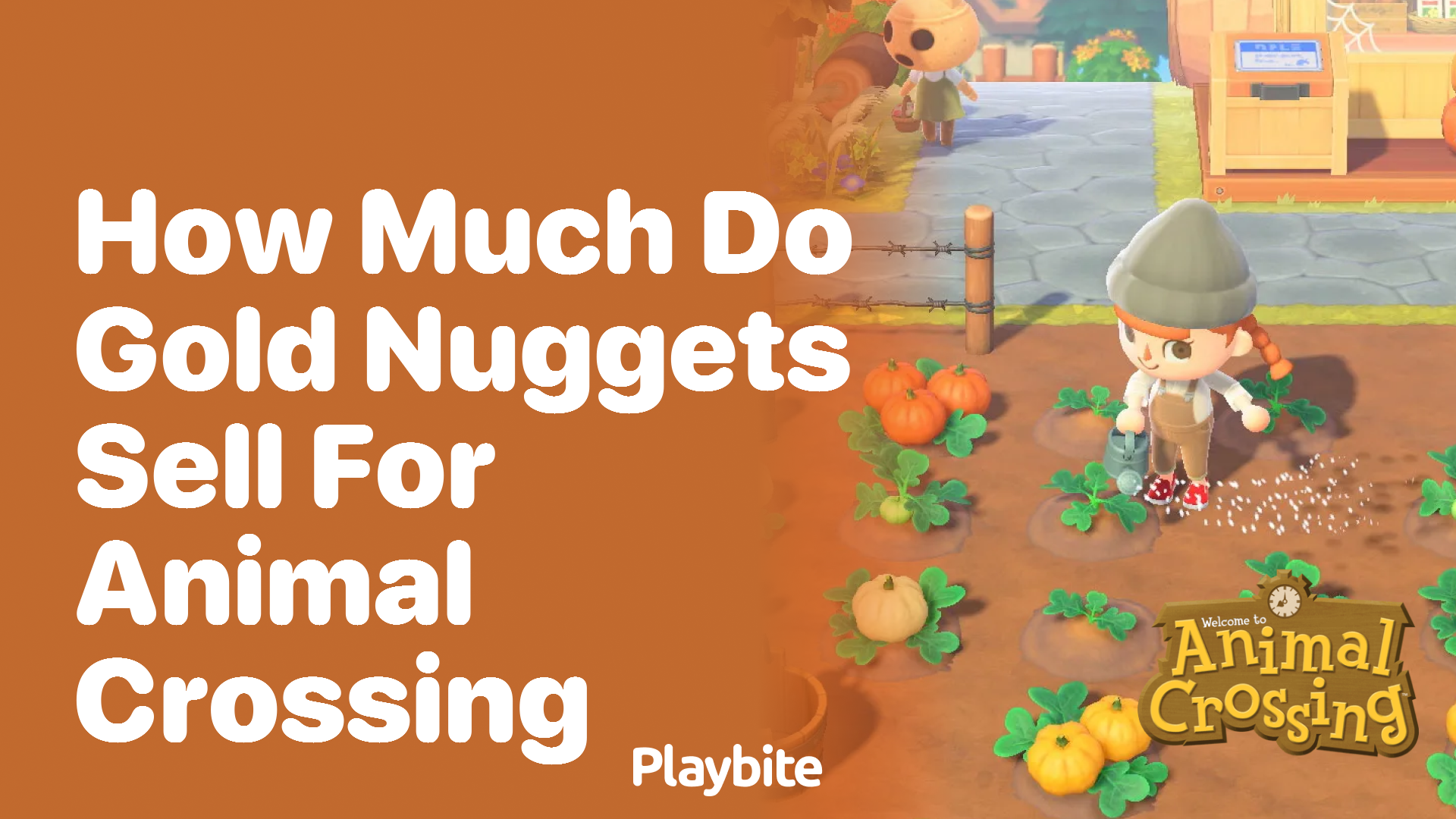 How much do gold nuggets sell for in Animal Crossing?