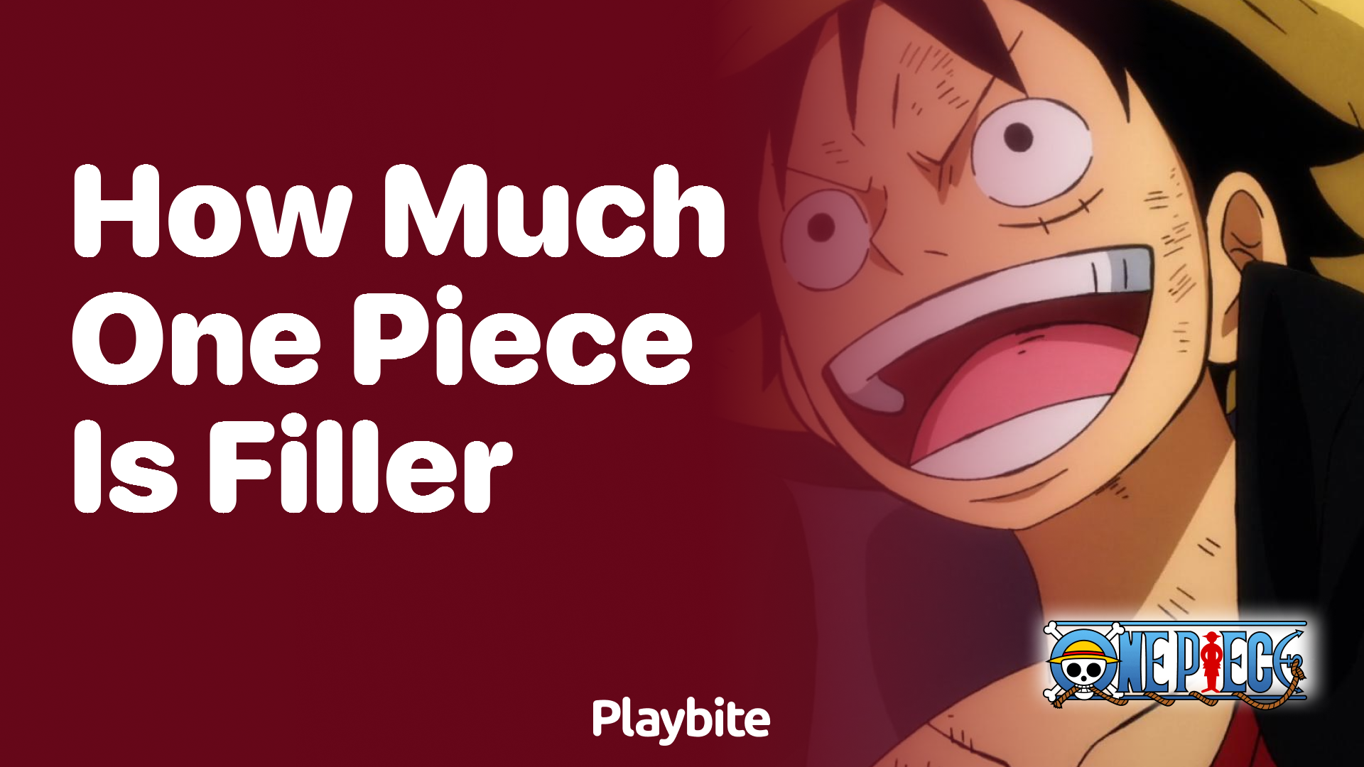 How much of One Piece is filler? Playbite