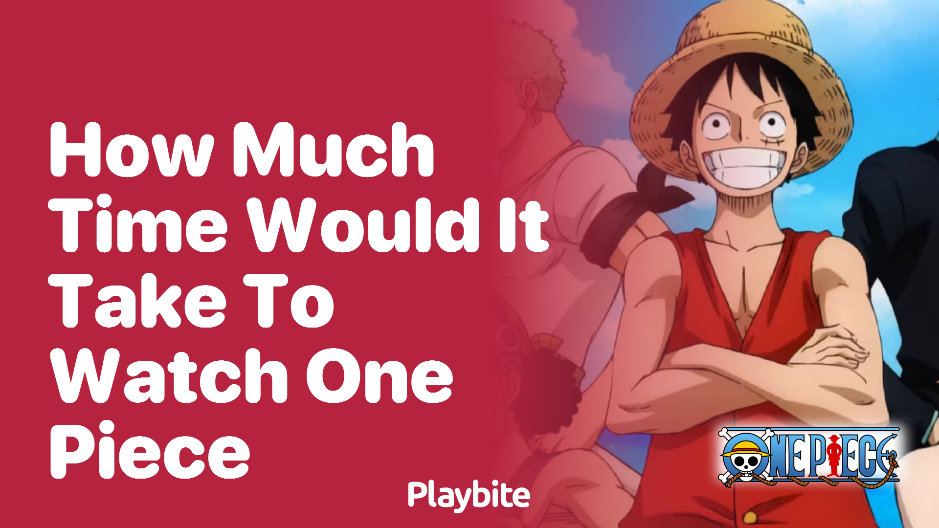 How Much Time Would it Take to Watch One Piece?