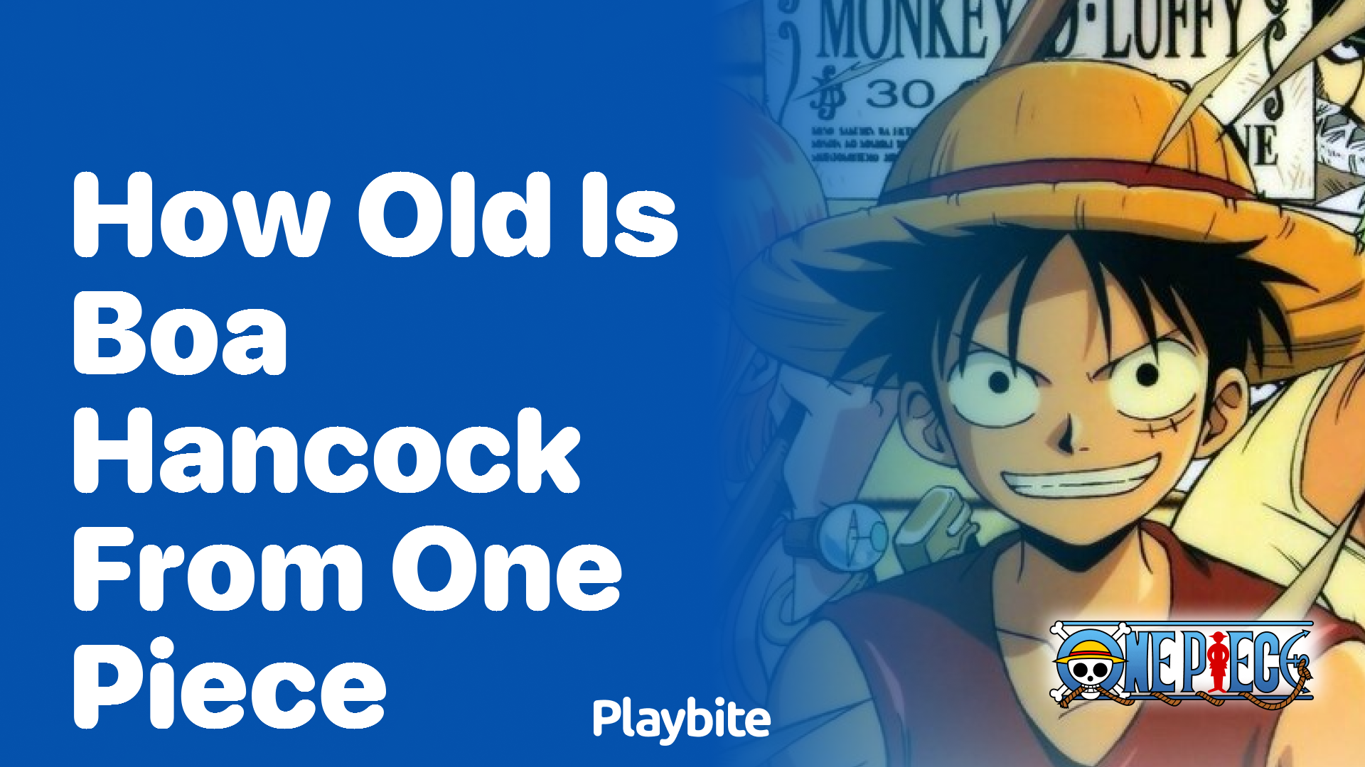 How Old Is Boa Hancock from One Piece?