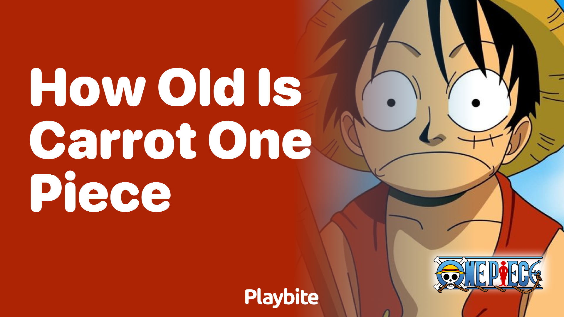 How Old Is Carrot in One Piece?