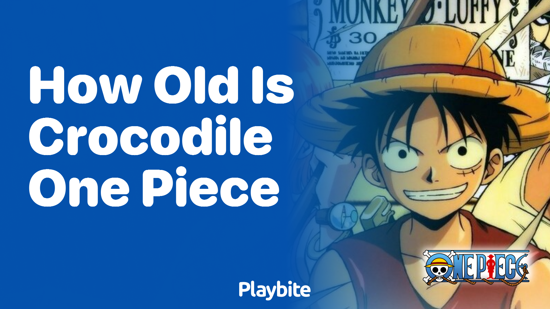 How Old is Crocodile in One Piece?