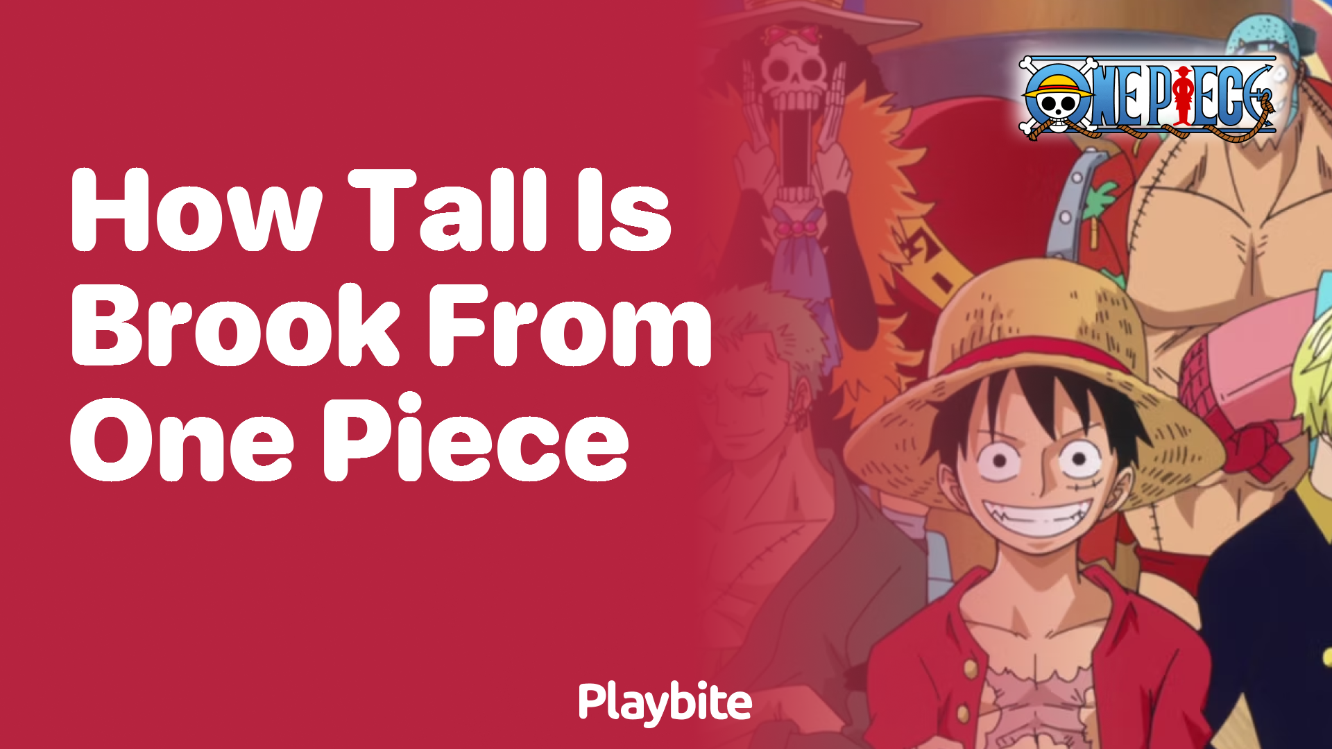 How Tall is Brook from One Piece?