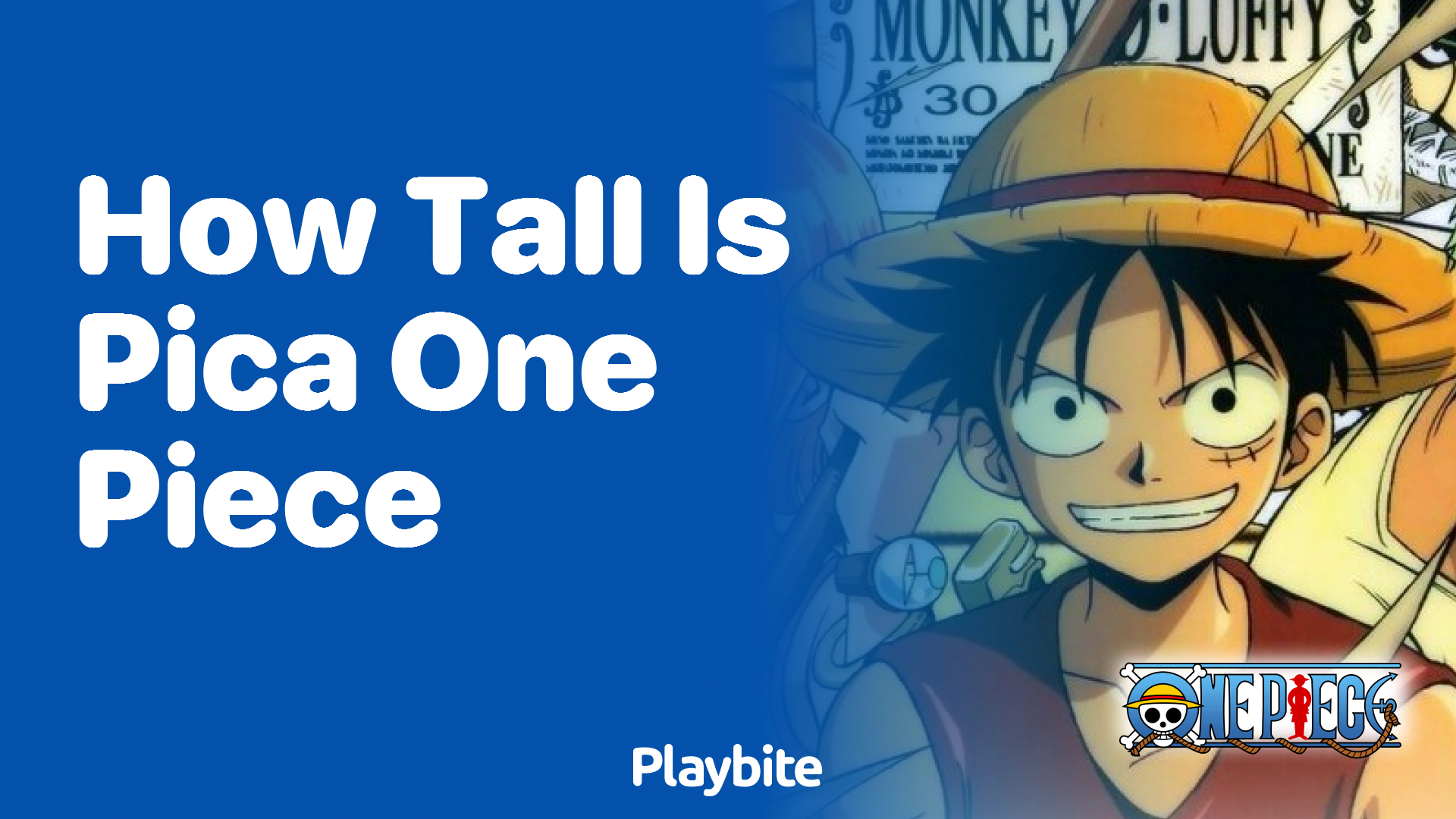 How Tall Is Pica from One Piece?